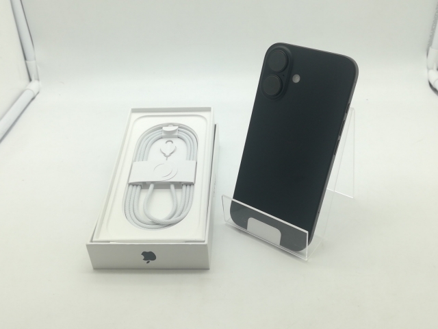 【未使用】Apple 国内版 【SIMフリー】 iPhone 16 128GB ブラック MYDQ3J/A【OSU301】保証期間３ヶ月_3