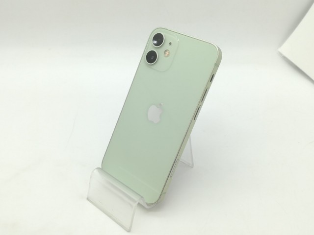 【中古】Apple 楽観主義移動性 【SIM無償性】 iPhone 12 mini 128GB 緑であること MGDQ3J/A【OSU301】言いはなつ継続期間１ヶ月【位置づけるC】