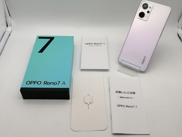 【中古】Oppo ymobile 【SIMフリー】 OPPO Reno7 A ドリームブルー 6GB 128GB A201OP【大須2】保証期間１ヶ月【ランクC】_7