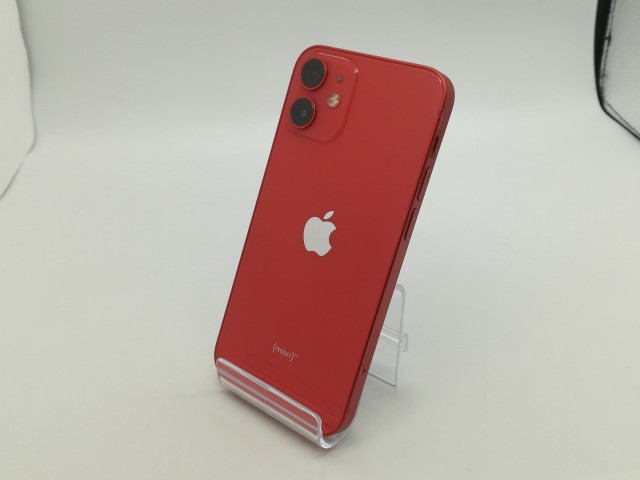 【中古】Apple au 【SIMロック解除済み】 iPhone 12 mini 128GB (PRODUCT)RED MGDN3J/A【OSU301】保証期間１ヶ月【ランクB】