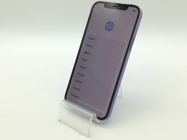 中古】Apple SoftBank 【SIMロック解除済み】 iPhone 12 64GB パープル