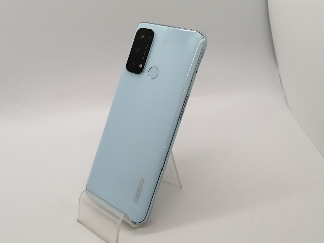 OPPO Reno 5A ケース付 SIMフリー アイスブルー SIMフリー OPPO Reno5 A アイスブルー [Model:A1030P][6GB/128GB
