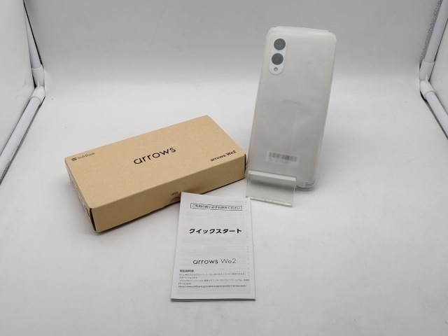 【未使用】FCNT SoftBank 【SIMフリー】 arrows We2 ミストホワイト 4GB 64GB A402FC【なんば】保証期間３ヶ月_2