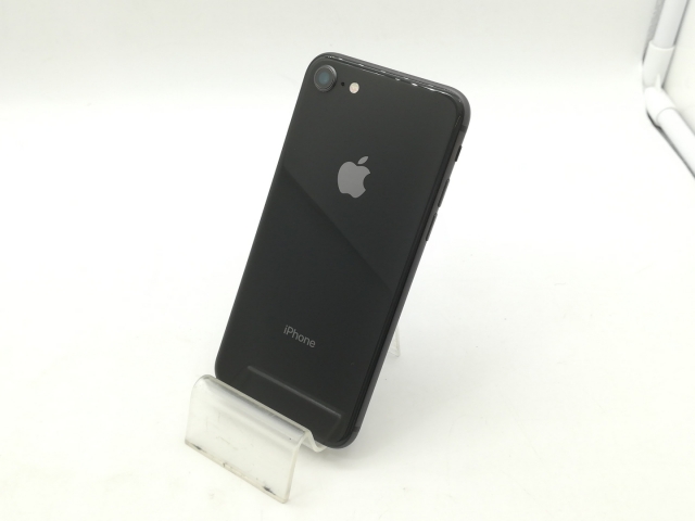 【中古】Apple au 【SIMロック解除済み】 iPhone 8 256GB スペースグレイ MQ842J/A【OSU301】保証期間１ヶ月【ランクB】