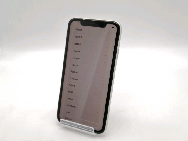 【中古】Apple SoftBank 【SIMロック解除済み】 iPhone 11 64GB ホワイト MWLU2J/A【OSU301】保証期間１ヶ月【ランクB】