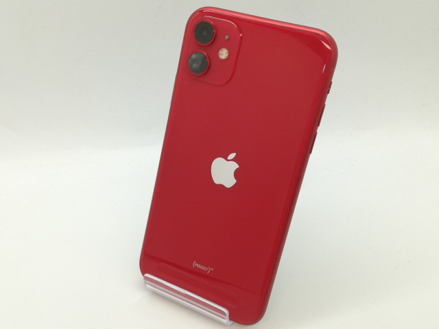 【中古】Apple au 【SIMロック解除済み】 iPhone 11 128GB (PRODUCT)RED MWM32J/A【OSU301】保証期間１ヶ月【ランクC】の通販は