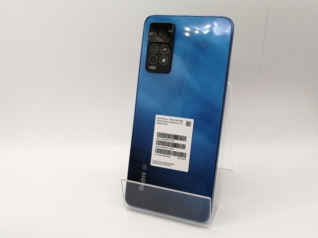 【中古】Xiaomi 国内版 【SIMフリー】 Redmi Note 11 Pro 5G アトランティックブルー 6GB 128GB 2201116SR【OSU301】保証期間１ヶ月【ラ