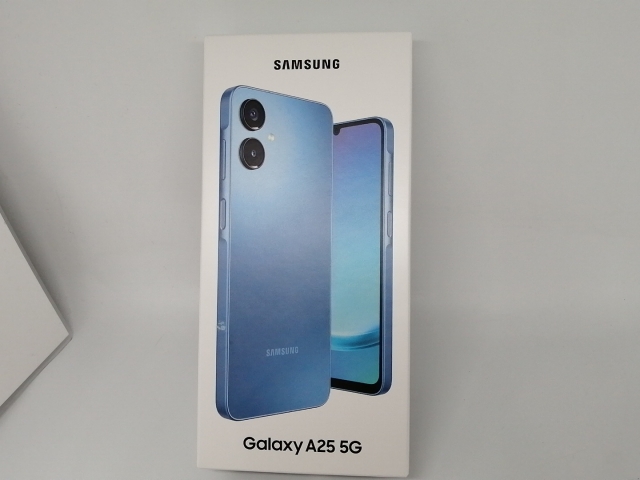 【未使用】SAMSUNG docomo 【SIMフリー】 Galaxy A25 5G ブルー 4GB 64GB SC-53F【OSU301】保証期間３ヶ月