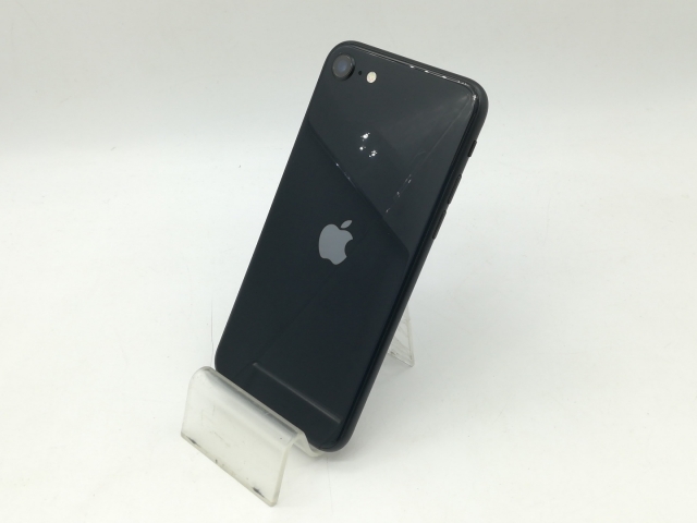 【中古】Apple docomo 【SIMフリー】 iPhone SE（第3世代） 64GB ミッドナイト MMYC3J/A【OSU301】保証期間１ヶ月【ランクC】
