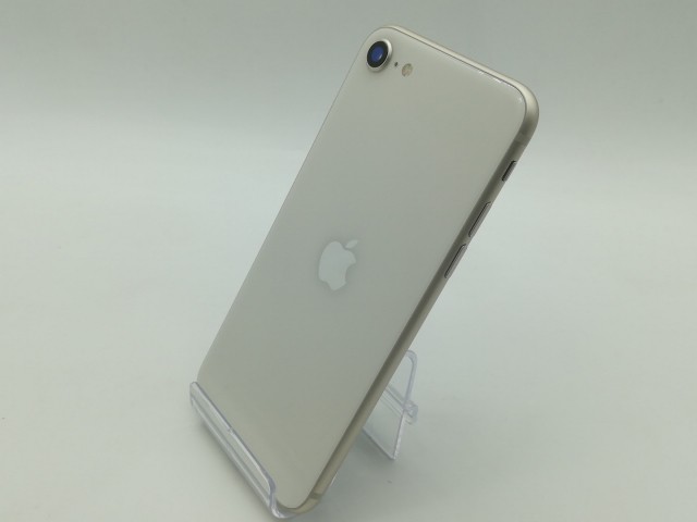 【中古】Apple SoftBank 【SIMフリー】 iPhone SE（第3世代） 64GB スターライト MMYD3J/A【OSU301】保証期間１ヶ月【ランクB】