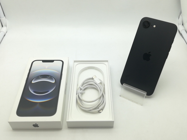 【中古】Apple 国内版 【SIMフリー】 iPhone 16e 256GB ブラック MD1T4J/A【OSU301】保証期間１ヶ月【ランクB】_9