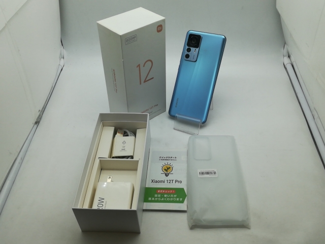 【中古】Xiaomi SoftBank 【SIMフリー】 Xiaomi 12T Pro ブルー 8GB 256GB【OSU301】保証期間１ヶ月【ランクB】_7