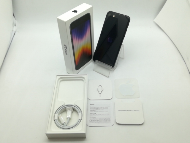 【中古】Apple 国内版 【SIMフリー】 iPhone SE（第3世代） 128GB ミッドナイト MMYF3J/A【OSU301】保証期間１ヶ月【ランクB】_7