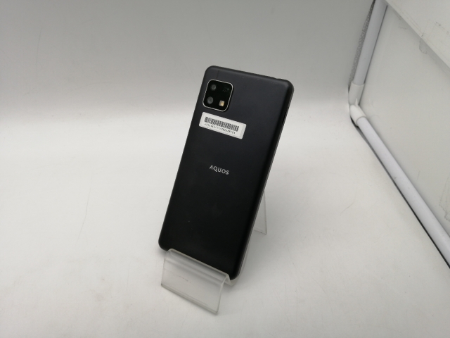 【中古】SHARP ymobile 【SIMロック解除済み】 AQUOS sense4 basic ブラック 3GB 64GB A003SH【OSU301】保証期間１ヶ月【ランクB】