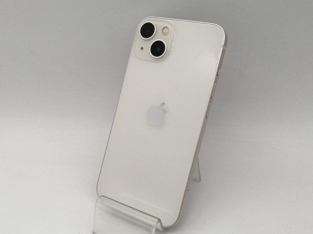 【中古】Apple docomo 【SIMフリー】 iPhone 13 128GB スターライト MLND3J/A【OSU301】保証期間１ヶ月【ランクC】