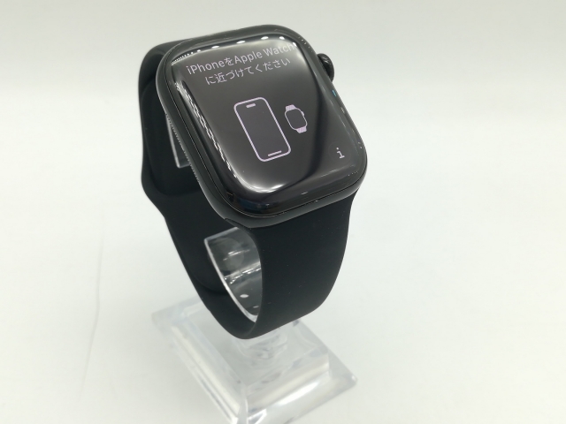 【中古】Apple Apple Watch Series11 42mm Cellular ジェットブラックアルミニウムケース/ブラックスポーツバンド (M/L) MF854J/A【OSU301】保証期間１ヶ月【ランクA】