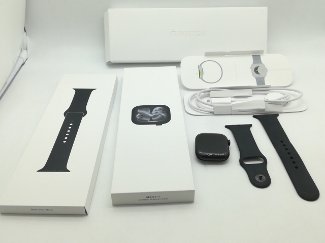 【中古】Apple Apple Watch Series11 42mm Cellular ジェットブラックアルミニウムケース/ブラックスポーツバンド (M/L) MF854J/A【OSU301】保証期間１ヶ月【ランクA】_5