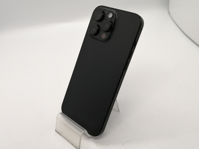 【中古】Apple SoftBank 【SIMフリー】 iPhone 16 Pro Max 512GB ブラックチタニウム MYWL3J/A【大須アメ横】保証期間１ヶ月【ランクB】