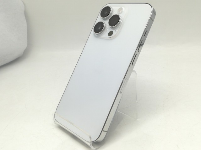 【中古】Apple 国内版 【SIMフリー】 iPhone 14 Pro 256GB シルバー MQ0Y3J/A【OSU301】保証期間１ヶ月【ランクB】