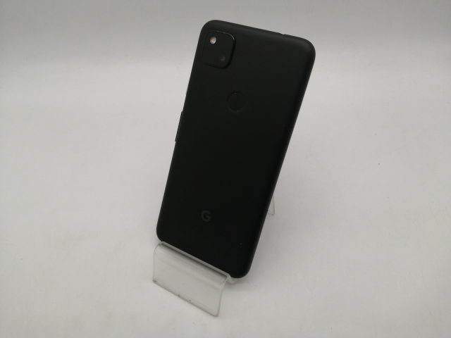 【中古】Google SoftBank 【SIMロック解除済み】 Pixel 4a (4G) Just Black 6GB 128GB G025M【OSU301】保証期間１ヶ月【ランクB】