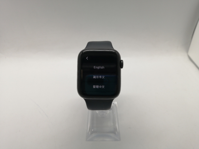 【中古】Apple Apple Watch Series5 44mm GPS スペースグレイアルミニウム/ブラックスポーツバンド S/M &amp; M/L【OSU301】保証期間１ヶ月【ランクC】