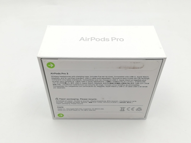 未使用】Apple AirPods Pro 3 MFHP4J/A【OSU301】保証期間1ヶ月
