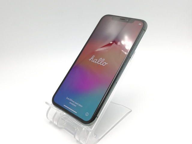 【中古】Apple au 【SIMロック解除済み】 iPhone 11 Pro 256GB ミッドナイトグリーン MWCC2J/A【ECセンター】保証期間１ヶ月【ランクB】_1