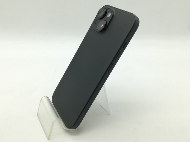 【中古】【赤ロム保証あり】Apple au 【SIMフリー】 iPhone 15 256GB ブラック MTMN3J/A【OSU301】保証期間１ヶ月【ランクB】