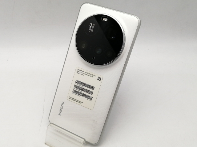 【中古】Xiaomi 国内版【SIMフリー】 Xiaomi 15 Ultra (フォトグラフィーキット付き) ホワイト 16GB 512GB【OSU301】保証期間１ヶ月【ランクA】