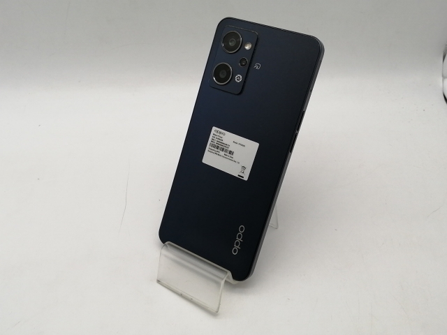 【中古】Oppo 楽天モバイル 【SIMフリー】 OPPO Reno7 A スターリーブラック 6GB 128GB CPH2353【OSU301】保証期間１ヶ月【ランクC】