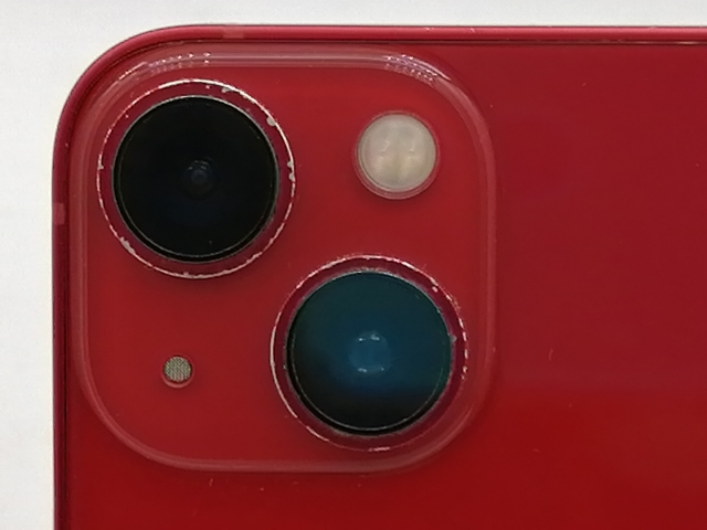 【中古】Apple au 【SIMフリー】 iPhone 13 mini 128GB (PRODUCT)RED MLJG3J/A【OSU301】保証期間１ヶ月【ランクC】