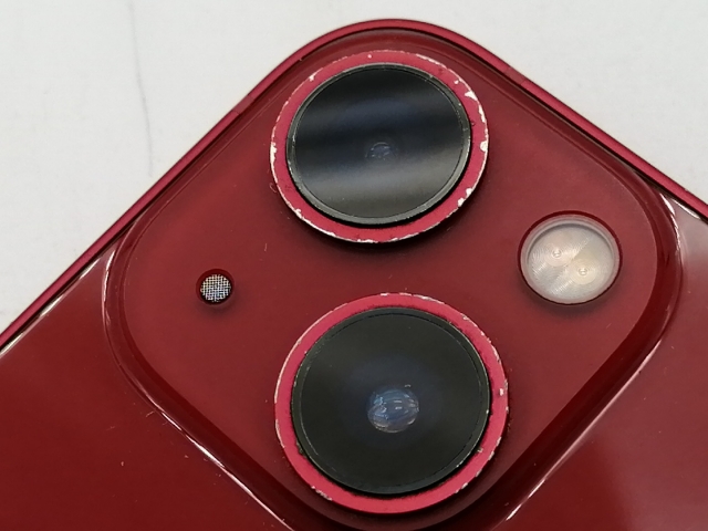 【中古】Apple au 【SIMフリー】 iPhone 13 mini 128GB (PRODUCT)RED MLJG3J/A【OSU301】保証期間１ヶ月【ランクC】
