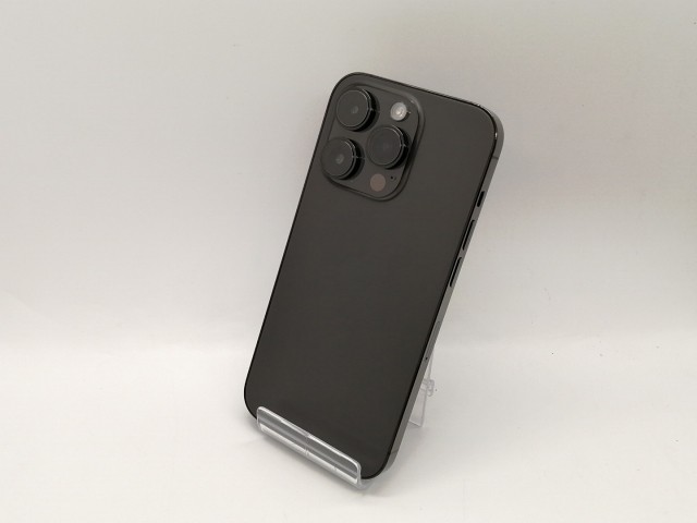 【中古】Apple 国内版 【SIMフリー】 iPhone 14 Pro 256GB スペースブラック MQ0Q3J/A【OSU301】保証期間１ヶ月【ランクA】