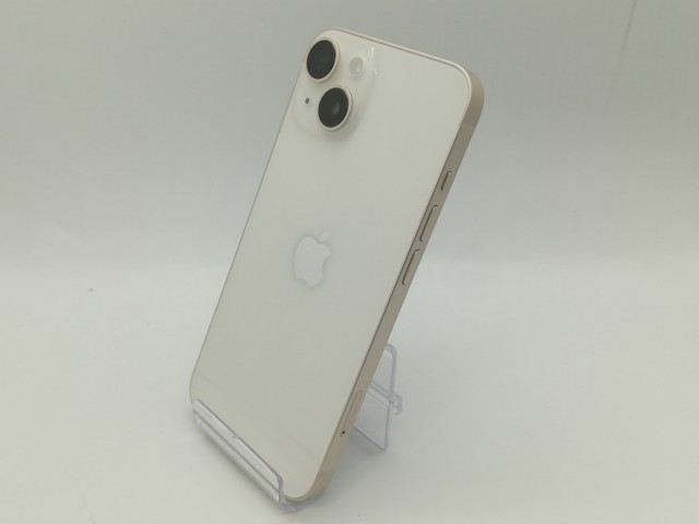 【中古】Apple 国内版 【SIMフリー】 iPhone 14 128GB スターライト MPUQ3J/A【OSU301】保証期間１ヶ月【ランクA】