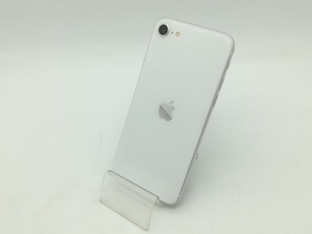 【中古】Apple 国内版 【SIMフリー】 iPhone SE（第2世代） 128GB ホワイト MXD12J/A【OSU301】保証期間１ヶ月【ランクC】