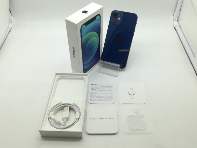【中古】Apple 国内版 【SIMフリー】 iPhone 12 mini 128GB ブルー MGDP3J/A【OSU301】保証期間１ヶ月【ランクB】_7