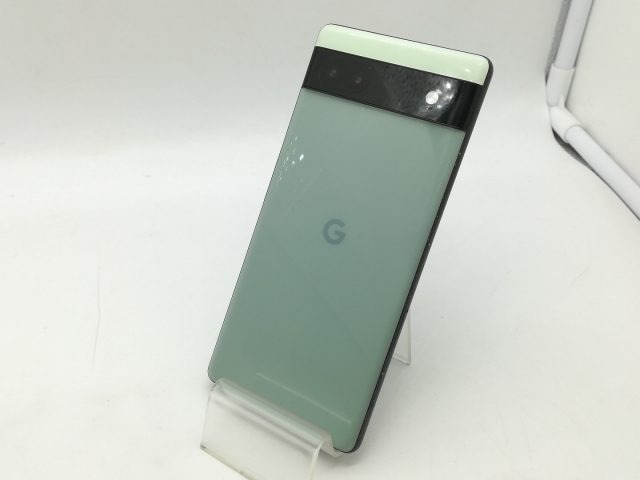 中古】Google 国内版 【SIMフリー】 Pixel 6a セージ 6GB 128GB GB17L