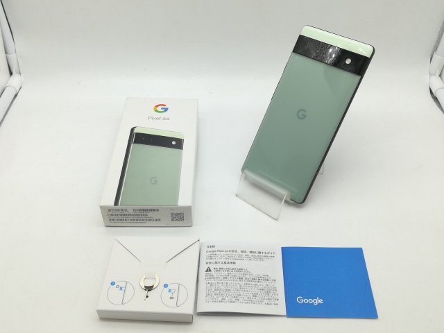 【中古】Google 国内版 【SIM無償性】 Pixel 6a サルヴィア 6GB 128GB GB17L【OSU301】言いはなつ継続期間１ヶ月【位置づけるC】