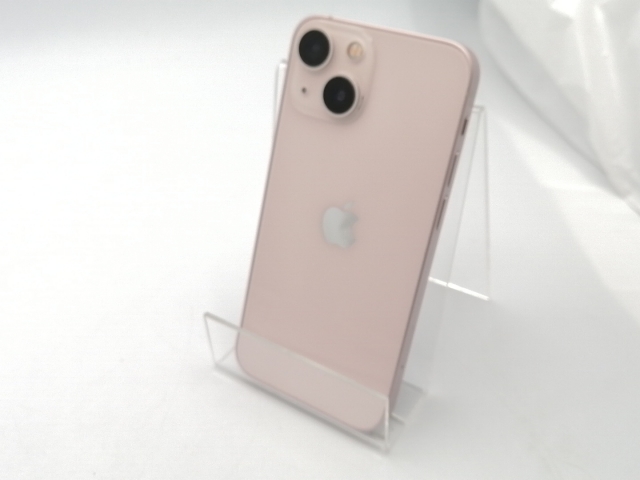 【中古】Apple 国内版 【SIMフリー】 iPhone 13 mini 128GB ピンク MLJF3J/A【ECセンター】保証期間１ヶ月【ランクB】