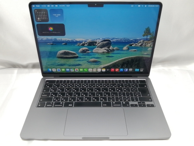 【中古】Apple MacBook Air 13インチ M2(CPU:8C/GPU:8C) 8GB/256GB スペースグレイ MLXW3J/A (M2,2022)【ECセンター】保証期間１ヶ月【ランクB】