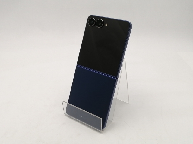 【中古】SAMSUNG 国内版 【SIMフリー】 Galaxy Z Flip7 ブルーシャドウ 12GB 512GB SM-F766Q【ECセンター】保証期間１ヶ月【ランクA】