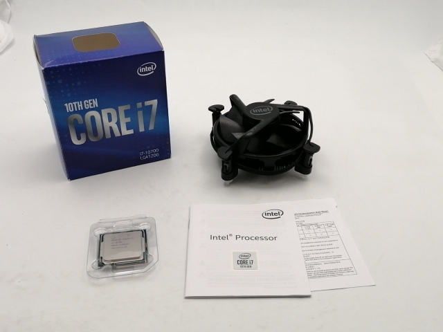 中古】Intel Core i7-10700 (2.9GHz/TB:4.8GHz) BOX LGA1200/8C/16T/L3