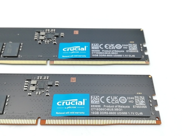 【中古】DDR5 16GB 2枚組（合計32GB） DDR5-5600(PC5-44800)【デスクトップPC用】【ECセンター】保証期間１週間_1