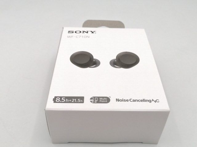 【未使用】SONY WF-C710N (B) [ブラック]【ECセンター】保証期間１ヶ月