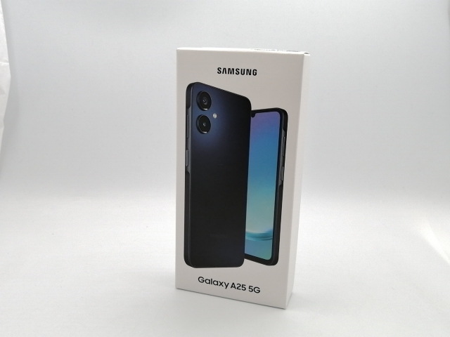 【未使用】SAMSUNG UQmobile 【SIMフリー】 Galaxy A25 5G ブラック 4GB 64GB SCG33【ECセンター】保証期間３ヶ月