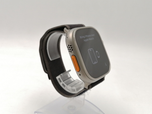 【中古】Apple Apple Watch Ultra3 49mm Cellular ナチュラルチタニウムケース/ブラックチャコールナチュラルチタニウムトレイルループ (S/M)【ECセンター】保証期間１ヶ月【ランクA】