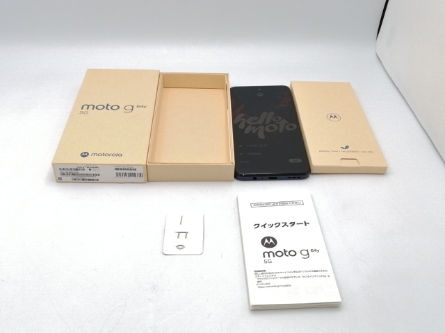【中古】MOTOROLA ymobile 【SIMフリー】 moto g64y 5G スペースブラック 4GB 128GB PB2F0000JP【ECセンター】保証期間１ヶ月【ランクA】_7