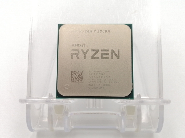 中古】AMD Ryzen 9 5900X (3.7GHz/TC:4.8GHz) bulk AM4/12C/24T/L3 64MB/