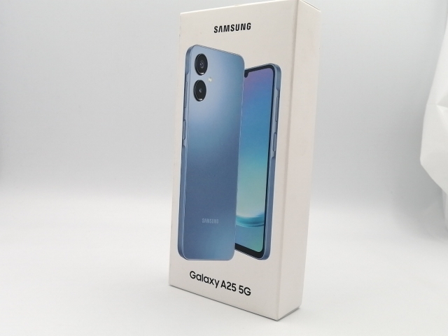 【未使用】SAMSUNG UQmobile 【SIMフリー】 Galaxy A25 5G ブルー 4GB 64GB SCG33【ECセンター】保証期間３ヶ月