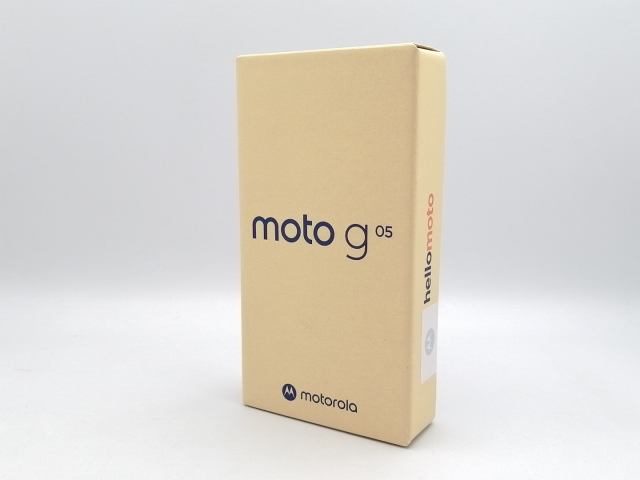 【未使用】MOTOROLA 国内版 【SIMフリー】 moto g05 フレッシュラベンダー 8GB 128GB XT2523-5【ECセンター】保証期間３ヶ月